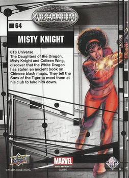 2015 Upper Deck Marvel Vibranium #64 Misty Knight Back