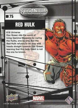 2015 Upper Deck Marvel Vibranium #75 Red Hulk Back