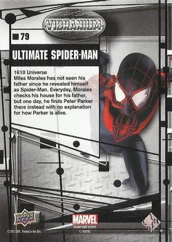 2015 Upper Deck Marvel Vibranium #79 Ultimate Spider-Man Back