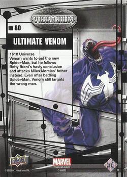 2015 Upper Deck Marvel Vibranium #80 Ultimate Venom Back