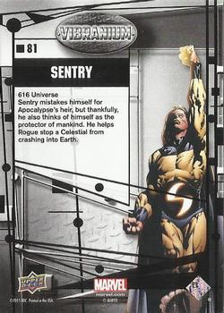 2015 Upper Deck Marvel Vibranium #81 Sentry Back