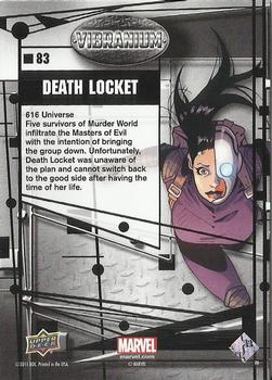 2015 Upper Deck Marvel Vibranium #83 Death Locket Back