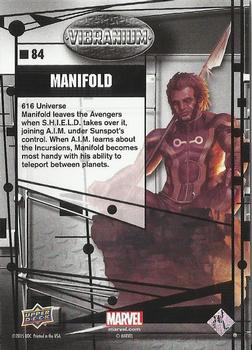 2015 Upper Deck Marvel Vibranium #84 Manifold Back