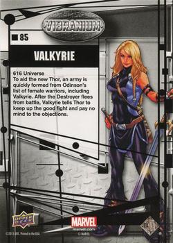 2015 Upper Deck Marvel Vibranium #85 Valkyrie Back