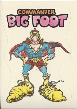 1983 Donruss Zero Heroes #19 Commander Big Foot Front