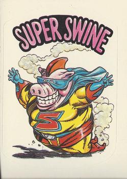 1983 Donruss Zero Heroes #34 Super Swine Front