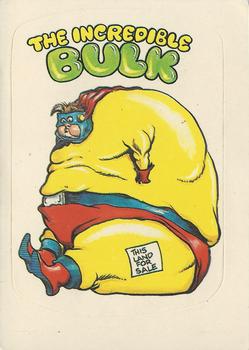 1983 Donruss Zero Heroes #66 The Incredible Bulk Front