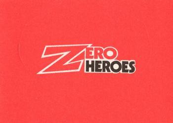 1983 Donruss Zero Heroes #NNO Zero Hero Official I.D. Card Back