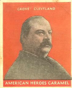 1932 U.S. Caramel American Heroes (R114) #NNO Grover Cleveland Front