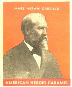 1932 U.S. Caramel American Heroes (R114) #NNO James A. Garfield Front
