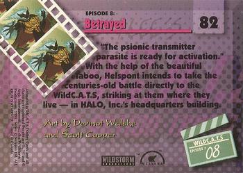 1995 Wildstorm Animated WildC.A.T.s #82 The psionic transmitter... Back