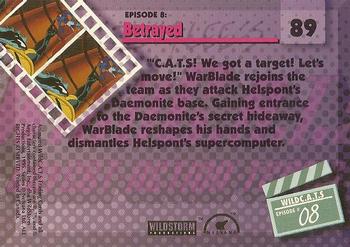 1995 Wildstorm Animated WildC.A.T.s #89 C.A.T.S! We got a target!... Back