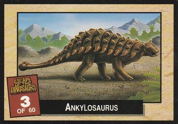 1993 Dynamic Marketing Escape of the Dinosaurs #3 Ankylosaurus Front