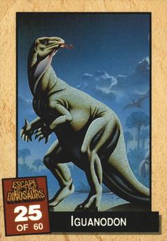 1993 Dynamic Marketing Escape of the Dinosaurs #25 Iguanodon Front
