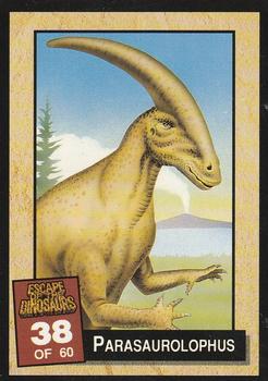 1993 Dynamic Marketing Escape of the Dinosaurs #38 Parasaurolophus Front