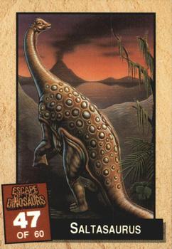 1993 Dynamic Marketing Escape of the Dinosaurs #47 Saltasaurus Front
