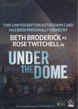 2015 Rittenhouse Under The Dome Season Two - Autographs #NNO Beth Broderick Back