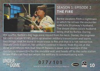 2014 Rittenhouse Under the Dome Season One - Gold #10 The Fire Back