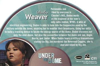 2014 Rittenhouse Under the Dome Season One - Character #C11 Dodee Weaver Back