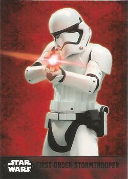 2015 Topps Star Wars: The Force Awakens #7 First Order Stormtrooper Front