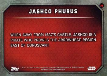 2015 Topps Star Wars: The Force Awakens #35 Jashco Phurus Back