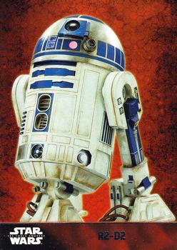 2015 Topps Star Wars: The Force Awakens #43 R2-D2 Front
