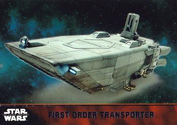 2015 Topps Star Wars: The Force Awakens #54 First Order Transporter Front