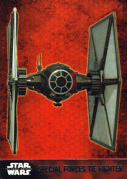 2015 Topps Star Wars: The Force Awakens #56 Special Forces TIE Fighter Front