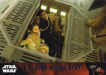 2015 Topps Star Wars: The Force Awakens #99 A clever hiding spot Front