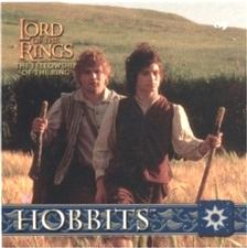 2002 Artbox Lord of the Rings Action Flipz - Stickers (U.K. Retail) #09 Hobbits (Sam and Frodo) Front