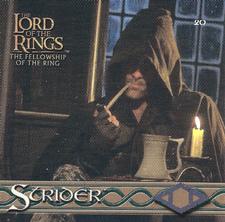 2002 Artbox Lord of the Rings Action Flipz - Stickers (U.K. Retail) #20 Strider Front