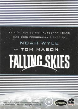 2012 Rittenhouse Falling Skies - Autographs #NNO Noah Wyle Back