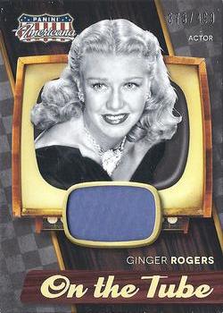 2015 Panini Americana - On the Tube Vintage Materials #VM-GRO Ginger Rogers Front