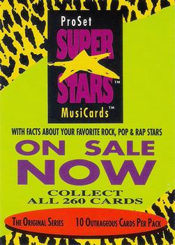 1991 Pro Set SuperStars MusiCards - Cello Pack Promos #NNO Promo Pack Header Front