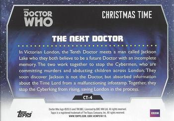 2015 Topps Doctor Who - Christmas Time #CT-4 The Next Doctor Back