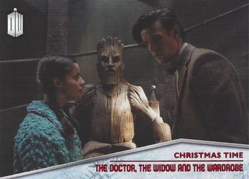 2015 Topps Doctor Who - Christmas Time #CT-7 The Doctor, the Widow & the Wardrobe Front