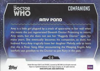 2015 Topps Doctor Who - Companions #C-2 Amy Pond Back