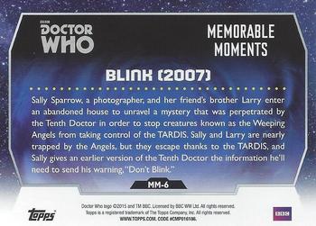2015 Topps Doctor Who - Memorable Moments #MM-6 Blink Back