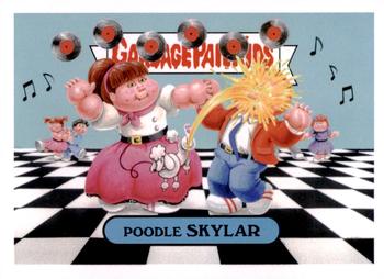 2016 Topps Garbage Pail Kids American As Apple Pie In Your Face #22a Poodle Skylar Front