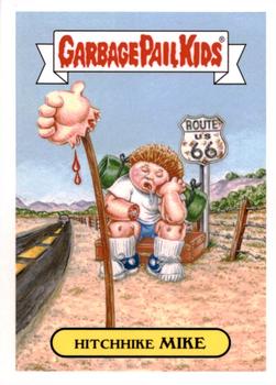 2016 Topps Garbage Pail Kids American As Apple Pie In Your Face #37a Hitchhike Mike Front