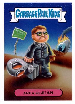 2016 Topps Garbage Pail Kids American As Apple Pie In Your Face #42a Area 50 Juan Front
