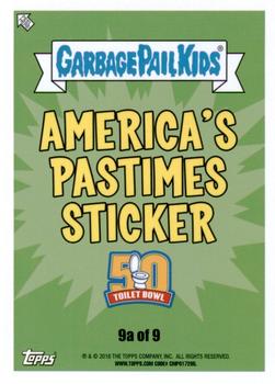 2016 Topps Garbage Pail Kids American As Apple Pie In Your Face #9a Richie Retch Back