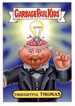 2016 Topps Garbage Pail Kids American As Apple Pie In Your Face #3a Thoughtful Thomas Front
