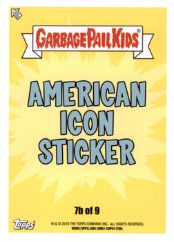 2016 Topps Garbage Pail Kids American As Apple Pie In Your Face #7b Abducted Appleseed Back