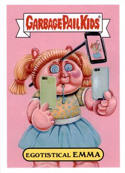 2016 Topps Garbage Pail Kids American As Apple Pie In Your Face #1b Egotistical Emma Front