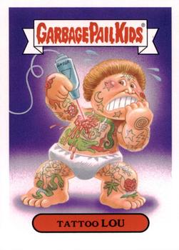 2016 Topps Garbage Pail Kids American As Apple Pie In Your Face #3a Tattoo Lou Front