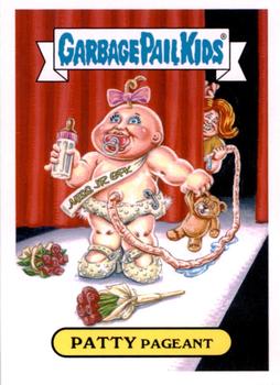 2016 Topps Garbage Pail Kids American As Apple Pie In Your Face #7a Patty Pageant Front