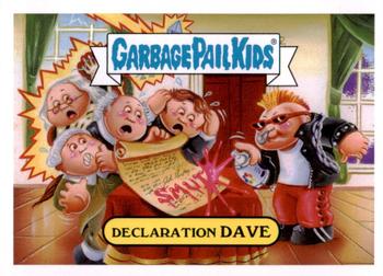 2016 Topps Garbage Pail Kids American As Apple Pie In Your Face #3b Declaration Dave Front