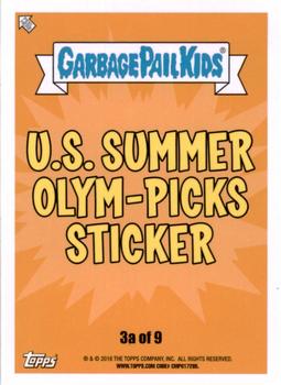 2016 Topps Garbage Pail Kids American As Apple Pie In Your Face #3a Punchy Perry Back