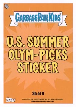 2016 Topps Garbage Pail Kids American As Apple Pie In Your Face #3b K.O. Moe Back